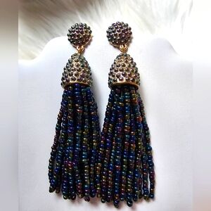 Baublebar beaded tassel earrings